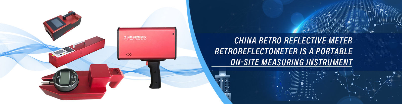 Marca Retroreflectometer del pavimento