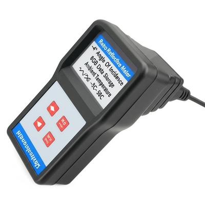 Medidor retrorreflectante -4° ángulo de incidencia y 8GB de espacio de almacenamiento de datos para temperatura ambiente -5C- 50C