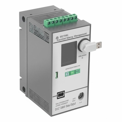 Gestión de la energía industrial con medidor eléctrico de doble fase y salida de datos USB con ángulo de observación de 0,2°