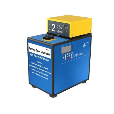 Diámetro del punto de ensayo 32 mm Signo retrorreflectómetro con ángulo de observación de 0,2 grados y temperatura de color de la fuente de luz 2856±50K Iluminante estándar A para la evaluación de la reflectividad