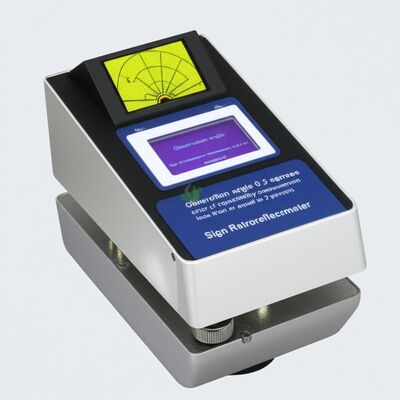 Ángulo de observación 0,2 grados Signo de retrorreflectómetro error de medición de repetibilidad menor o igual a 2 por ciento Inglés