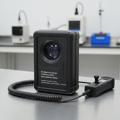 RL Rango de medición 0-4000mcd M2lx Retroreflector Métrico Tiempo de trabajo Más de 72 horas Repetibilidad Error de medición inferior al 3%