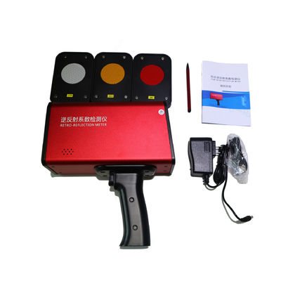 Medidor retrorreflectante -4° ángulo de incidencia y 8GB de espacio de almacenamiento de datos para temperatura ambiente -5C- 50C