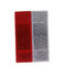 Etiquetas engomadas reflexivas del coche de Microprismatic rojas y cinta retrorreflectiva blanca